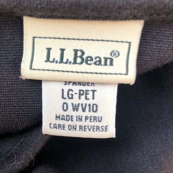 L.L. Bean Soft Cardigan Black Petite - Picture 7 of 9